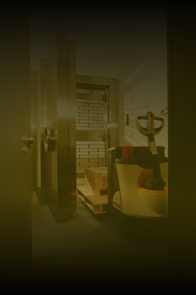 Rongsheng Logistics' Zurich vault and secure storage facilities  